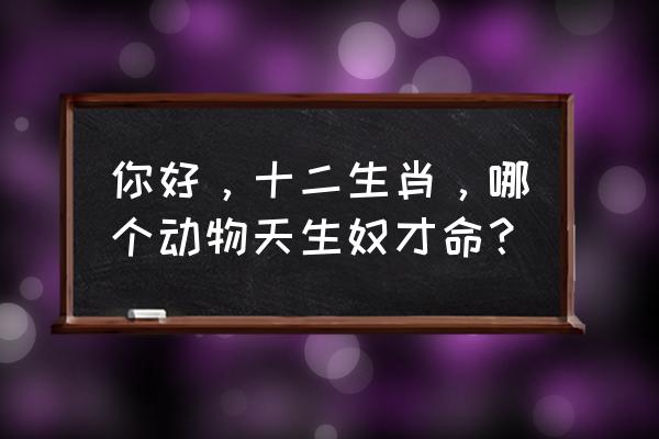 十二属相都是啥命 你好,十二生肖,哪个动物天生奴才命? 十二属相都是啥命 你好,十二生肖,哪个动物天生奴才命?