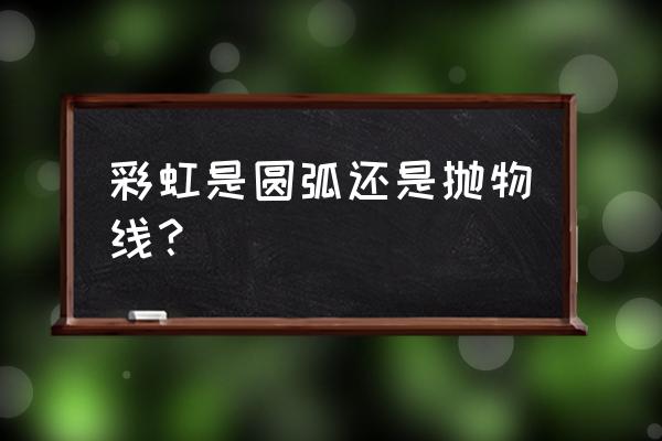彩虹简笔画小图案 彩虹是圆弧还是抛物线? 彩虹简笔画小图案 彩虹是圆弧还是抛物线?